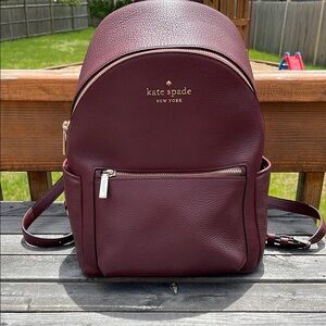 Kate Spade Wine Red Burgundy Backpack